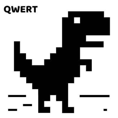 Dinosaur Game QWERT Game