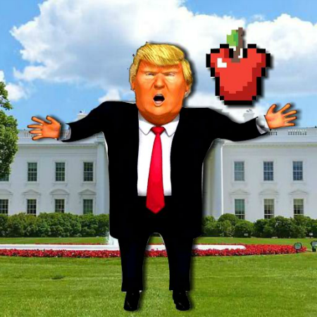 Trump Apple Shooter Game