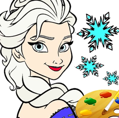 Ice Princess Coloring