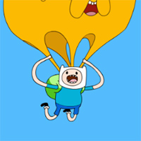 Finn and Jake's Candy Dive Game