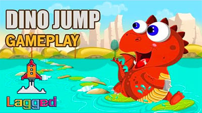Dino Jump Геймплей
