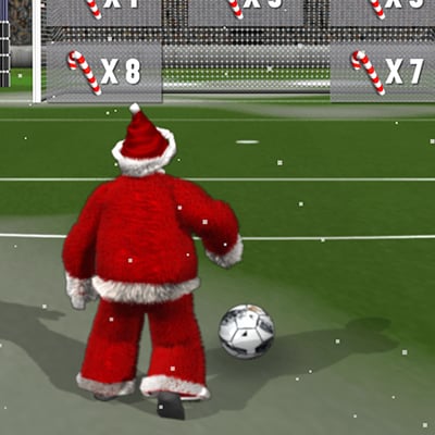Santa Soccer Game