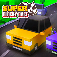 Super Blocky Race Game