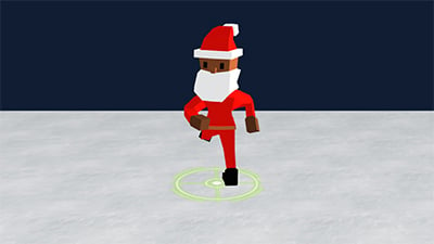 Funny Santa Running Game