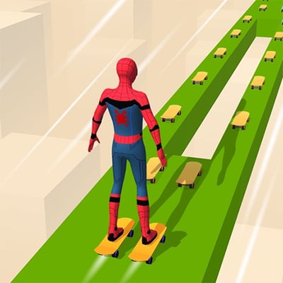 Spiderman Skater Stacker