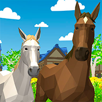 Horse Family Animal Simulator 3d Game