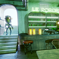 Robot Bar - Find the differences Game
