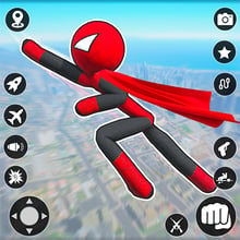 Spider Rope Hero 3D Fight Game