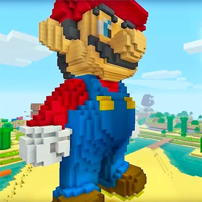 Minecraft Super Mario Game