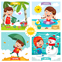 Four Seasons For Kids Game