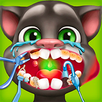 Funny Cat Dentist Game
