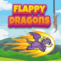 Flappy Dragons - Fly and Dodge Game