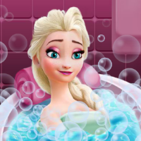 Elsa Beauty Bath Game